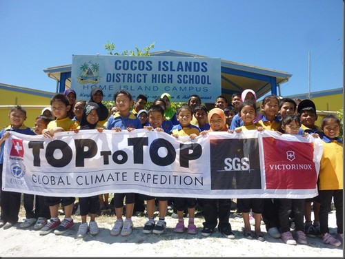 Top to Top projects include clean-ups and education for kids around the world &copy;  SW